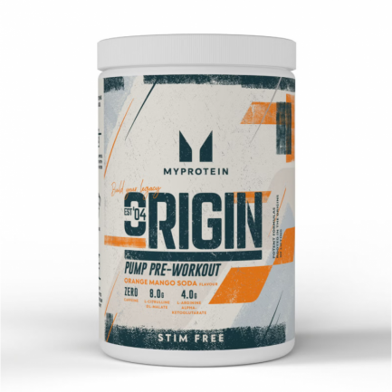 Myprotein Origin Pre-Workout Stim-Free - Азотен Бустер без Стимуланти - 600g