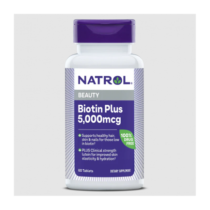 Natrol Biotin Plus Lutein | 60 tabs