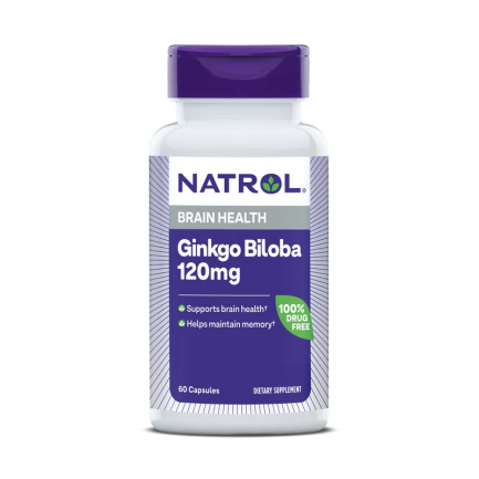 Natrol Ginkgo Biloba 120mg | 60 caps