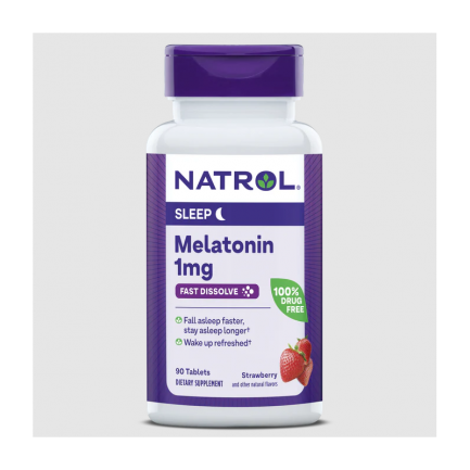 Natrol Melatonin Fast Dissolve 1mg - Мелатонин | 90 tabs