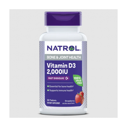 Natrol Vitamin D3 Fast Dissolve - Витамин D | 90 tabs