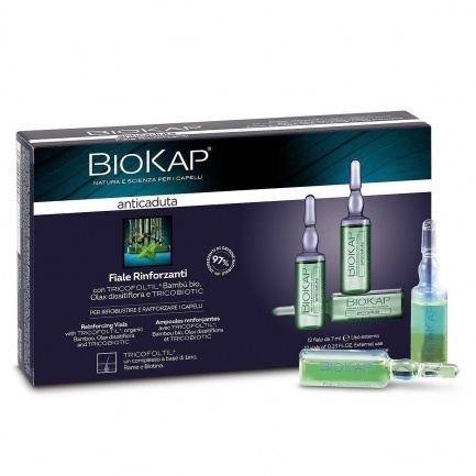 Biokap Anti-Hair loss Reinforcing Vials with TRICOBIOTIC® - Подсилваща терапия против косопад с TRICOBIOTIC®, 12 бр.