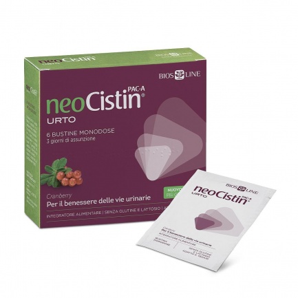 BiosLine NeoCistin PAC-A Urto – Хранителна добавка за здравето на пикочните пътища, 6 сашета