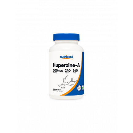 Нервна система - Хуперзин А (Huperzine A),200 mcg/240 капсули Nutricost