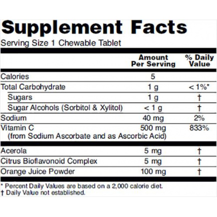 Vitamin C-500 Chewable