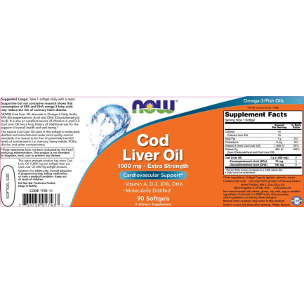 Cod Liver Oil 1000 mg