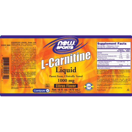 L-Carnitine Liquid 1000 mg