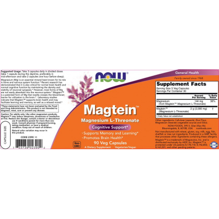 Magtein / Magnesium L-Threonate