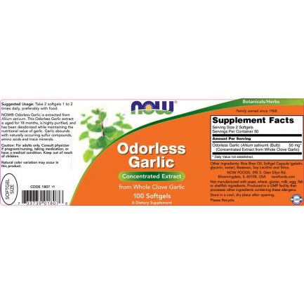 Odorless Garlic