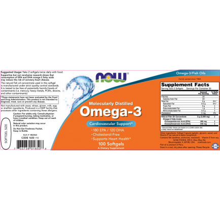 Omega 3 1000 mg / Molecularly Distilled