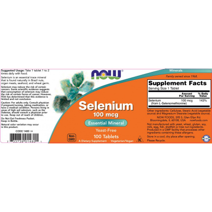 Selenium 100 mcg