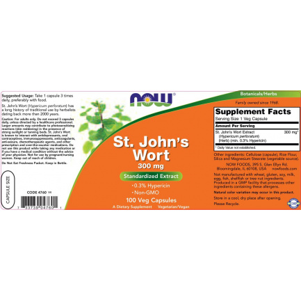 St. John's Wort 300 mg