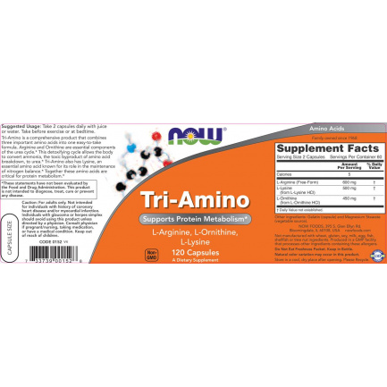 Tri-Amino / L-Arginine L-Ornithine L-Lysine 