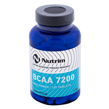 Nutrim BCAA 7200 Аминокиселини с разклонена верига х120 таблетки