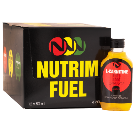 Nutrim L-Carnitine Fuel 2000 Течен L-карнитин за директна консумация 50 ml x12 броя