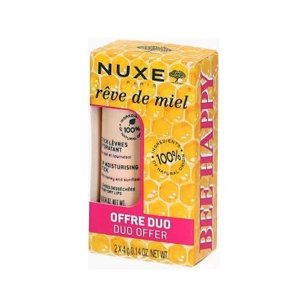 Nuxe Rêve de Miel Стик за устни 4 g x2 броя