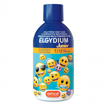 Elgydium Emoji Защита от кариес Детска вода за уста 7-12 500 ml