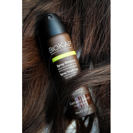 BioKap Nutricolor Delicato Оцветяващ спрей за коса - тъмно кестеняв 75 ml