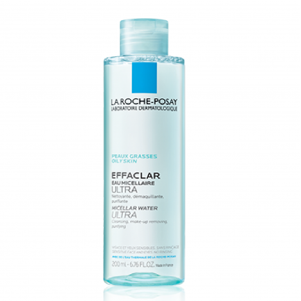 La Roche-Posay Effaclar Почистваща мицеларна вода за мазна чувствителна кожа 200 мл