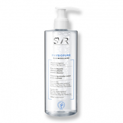 SVR Physiopure Почистваща мицеларна вода за чувствителна кожа 400 мл
