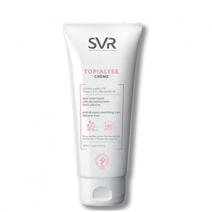 SVR Topialyse Емолиент успокояващ крем за много суха раздразнена кожа 200 мл