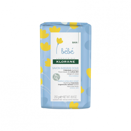 Klorane Bebe Нежен Свръхобогатен сапун 250 g 