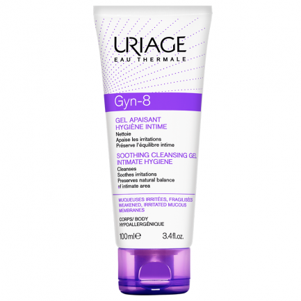 Uriage Gyn-8 Интимен успокояващ почистващ гел 100 ml