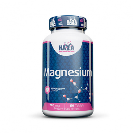 Haya Labs Магнезиев цитрат 200 mg x50 таблетки