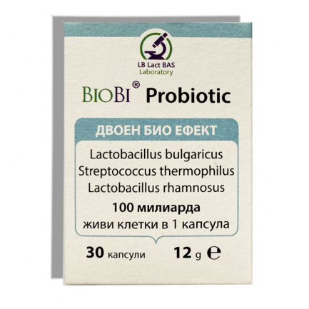 Biobi Пробиотици с Инулин х30 капсули