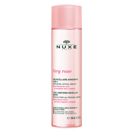 Nuxe Мицеларна почистваща вода за лице и очи с розови цветчета за чувствителна кожа 200 ml