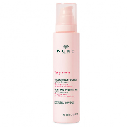 Nuxe Почистващо мляко за лице и очи с розови цветчета за нормална до суха чувствителна кожа 200 ml