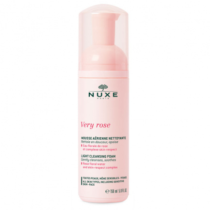 Nuxe Мицеларна почистваща пяна за лице с розови цветчета за нормална до комбинирана кожа 150 ml