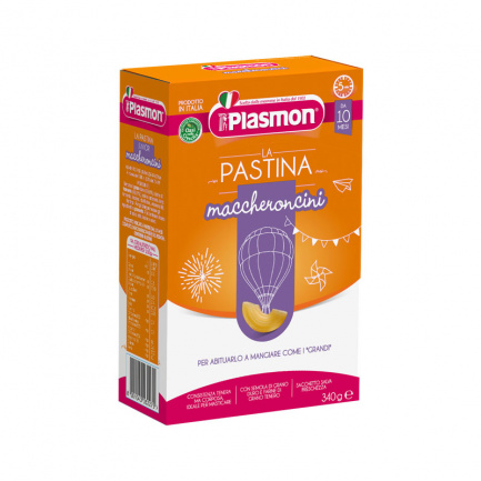 Plasmon 3227 Паста макаронки 10+м 340 g