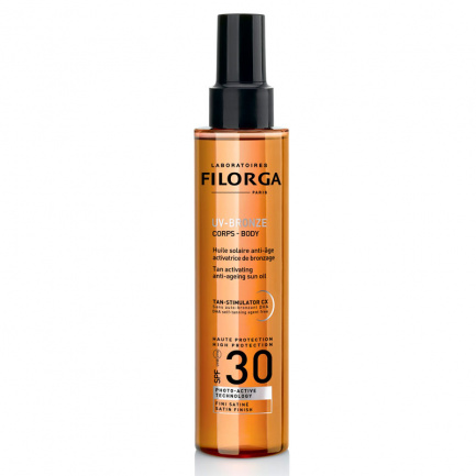 Filorga UV-Bronze SPF50+ Сухо олио за тяло с анти ейдж 150 ml