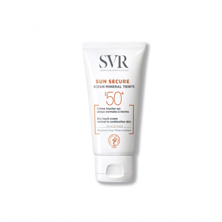 SVR Sun Secure SPF50+ Тениран слънцезащитен крем за комбинирана кожа 50 ml