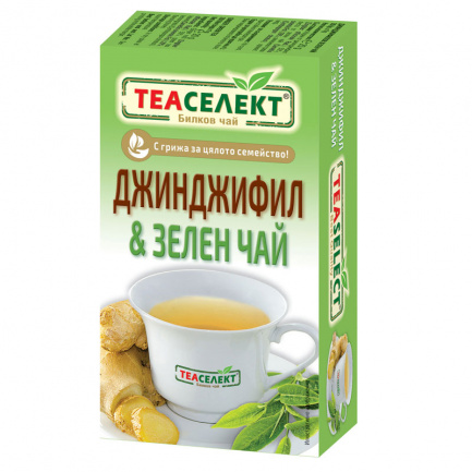 Teaselect Чай джинджифил с канела 1 g х20 броя