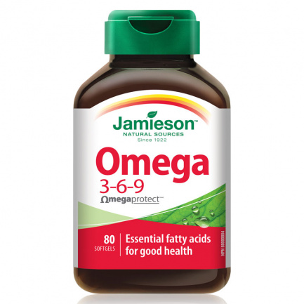 Jamieson Омега 3-6-9 1200 mg x80 капсули