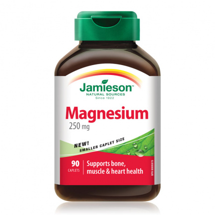Jamieson Магнезий за мускули, кости и сърце 250 mg х90 таблетки