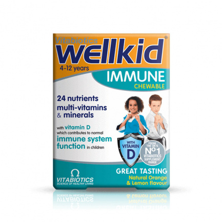 Wellkid Имун Мултивитамини за деца х30 таблетки за дъвчене
