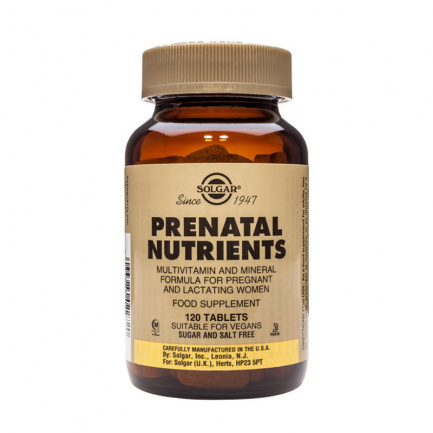 Solgar Пренатал Витамини за бременни х120 таблетки