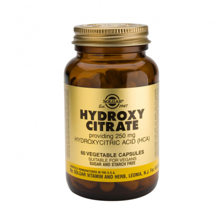 Solgar Хидрокси цитрат 250 mg х60 растителни капсули