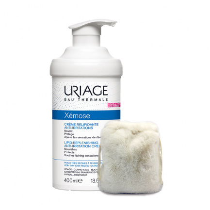 Uriage Xemose Успокояващ липидо-възстановяващ крем за много суха кожа 400 ml
