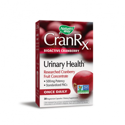 Nature's Way CranRx червена боровинка 500 mg x30 растителни капсули