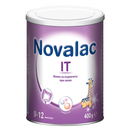Novalac IT Мляко за кърмачета при запек 0-12 месеца 400 g