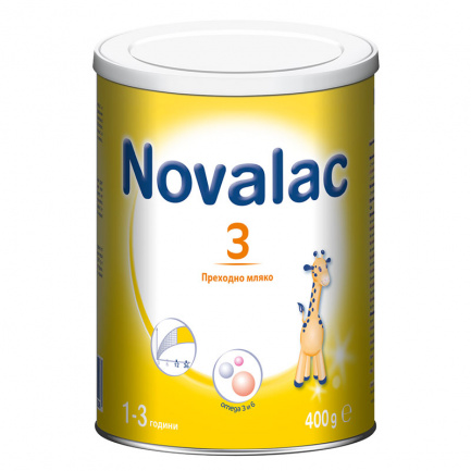Novalac 3 Преходно мляко за малки деца 1-3 години 400 g