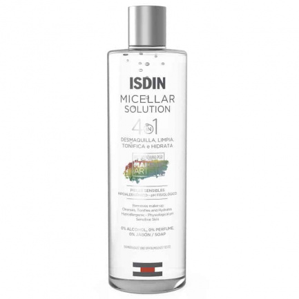 ISDIN 4-в-1 Мицеларна почистваща вода 400 ml
