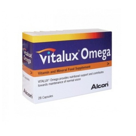 Виталукс Омега Витамини за нормално зрение 28 капс. Alcon