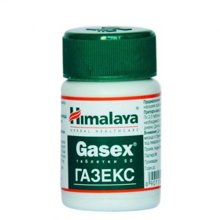 Himalaya Газекс при Газове x50 таблетки