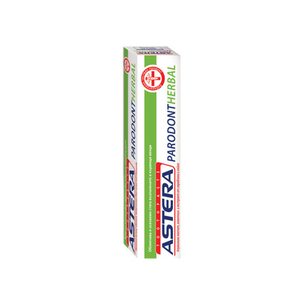 Астера Пародонт Herbal Паста за зъби за профилактика на пародонтит 75 ml