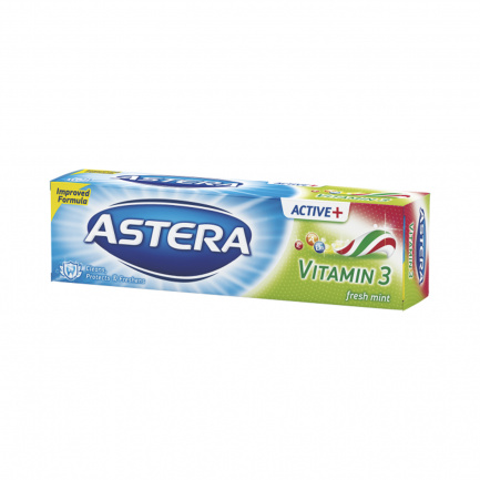 Astera Active+ Vitamin 3 Паста за зъби 100ml